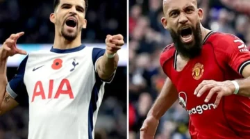 قفزة قوية منتظرة في مباراة مانشستر يونايتد وتوتنهام